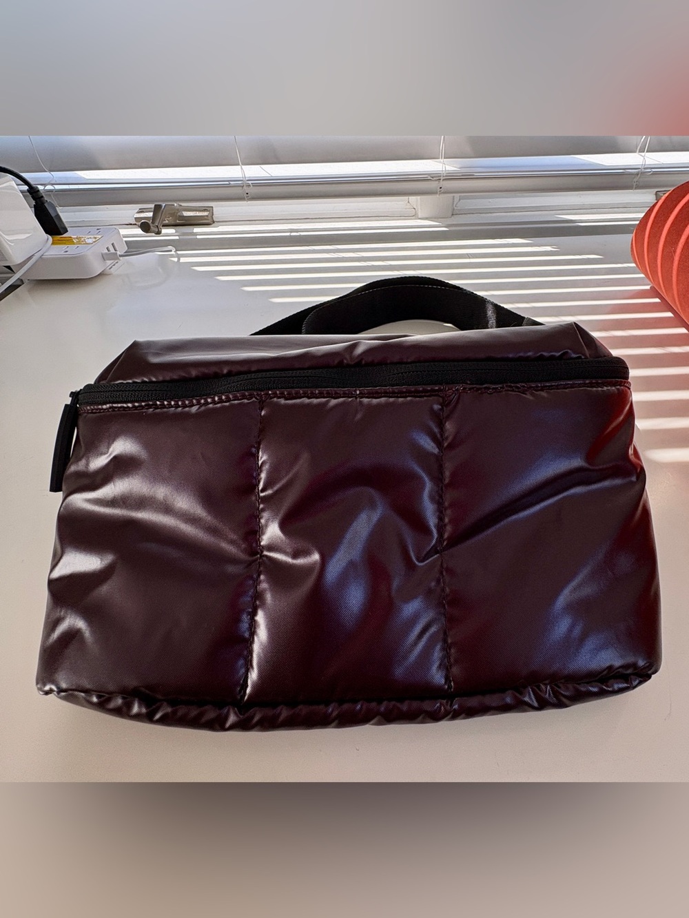 Calpak Luka Belt Bag Glazed Cherry